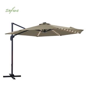 Wholesale 8 Feet Deluxe Square Patio Umbrella Cantilever...