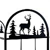 Firewood Rack Log Stand with Reindeer Patterns - 12H01D