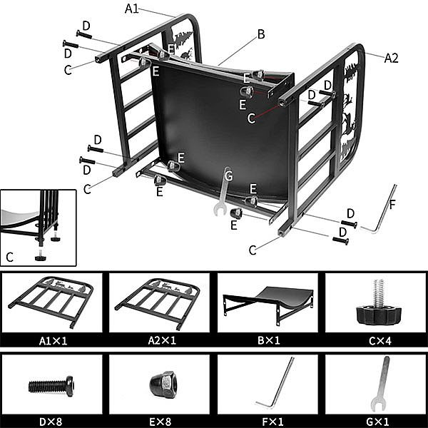 Wholesale Firewood Rack Log Holder with Christmas Elements - 12H01G