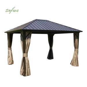 Waterproof Roman Garden Tent with Roof