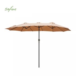 15Ft Double-Sided Patio Market Umbrellas Wholesale