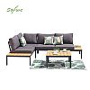Luxury Aluminum Courtyard Furniture Set Sofa - 11C01D