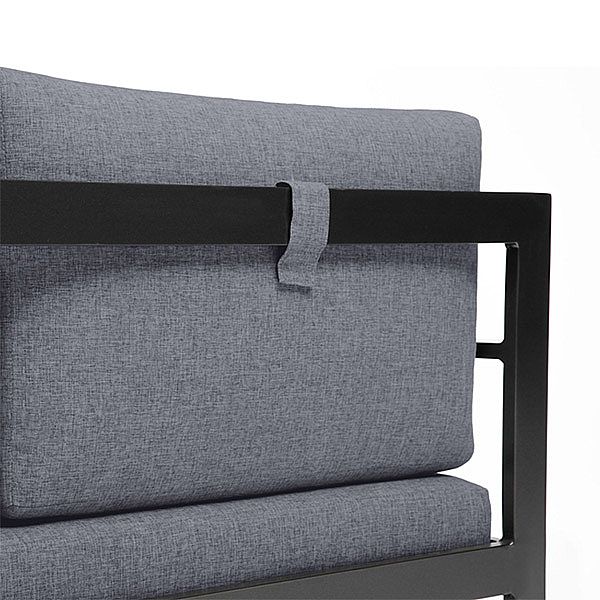 Cast Aluminum Garden Sofa Set with Table and Stool - 11C01F