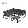 4 Piece Outdoor Aluminum V-shaped Sofa - 11C01H