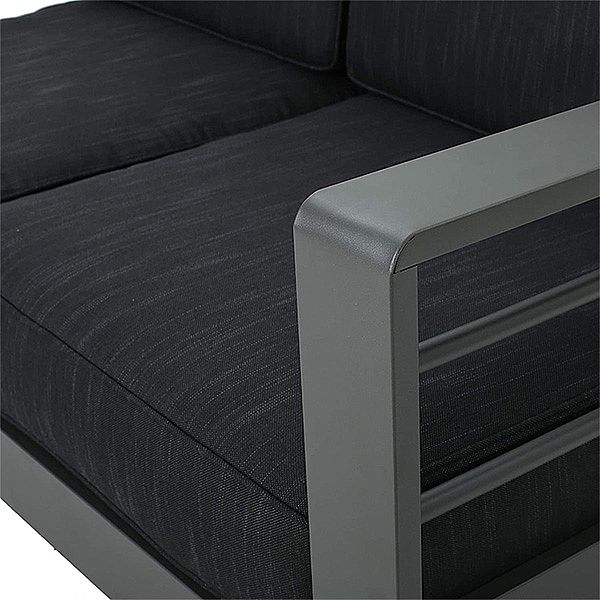 Outdoor Aluminum V-Shaped Sectional Sofa - 11C01J