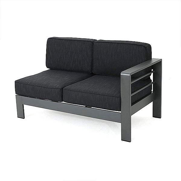 Outdoor Aluminum V-Shaped Sectional Sofa - 11C01J