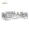 7-Seater Cast Iron Metal Outdoor Sofa Set - 11C01M