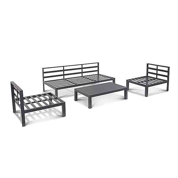Luxury Aluminum Furniture Set with Cushion - 11C01Q