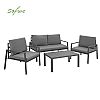 Aluminum 4-seater Outdoor Terrace Sofa - 11C01U