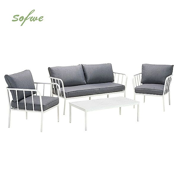 Modern Aluminum Sofa Set with Cushion - 11C01V