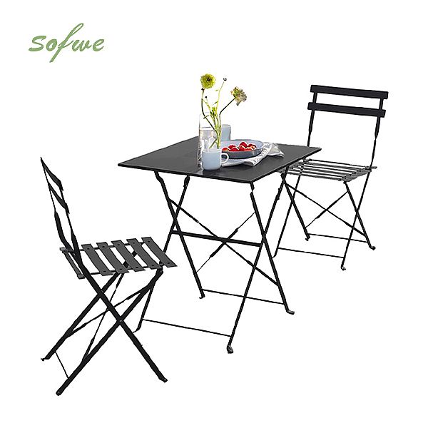 3 Pcs Patio Folding Bistro Set - 10B01B
