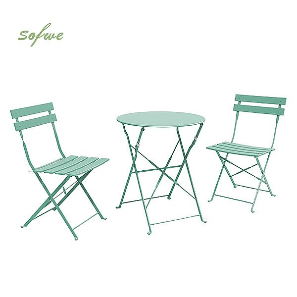 Outdoor Premium Steel Patio Bistro Sets - 10B01C