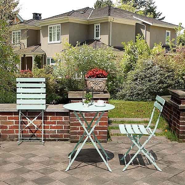 Outdoor Premium Steel Patio Bistro Sets - 10B01C