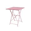 3-Piece Courtyard Light Pink Folded Bistro Set - 10B01D