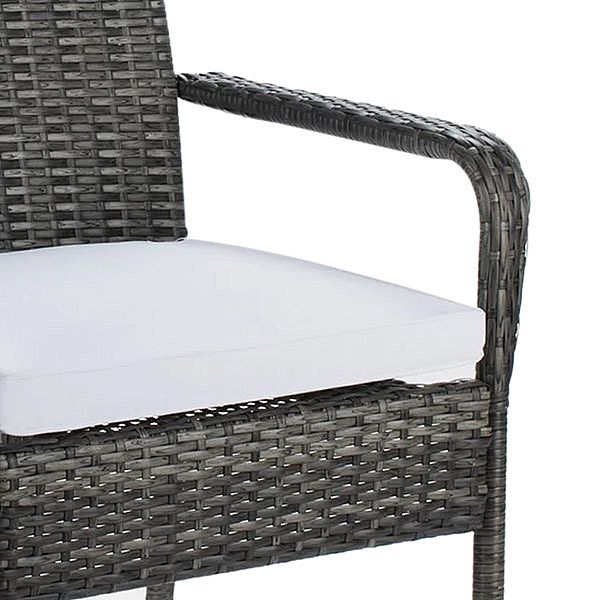 3 Piece Wicker Rattan Outdoor Bistro Set - 10B01Q