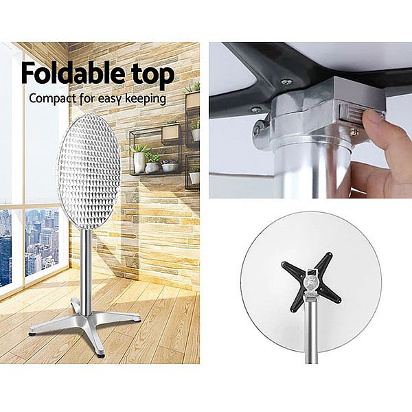 3 Pcs Aluminum Outdoor Bar Set - 10B01U