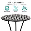 Modern Cast Aluminum Garden Furniture Bistro Set - 10B02D