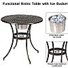 Weather Resistant Antique Metal Bistro Patio Set - 10B02E