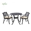 3 Pcs Cast Aluminium Patio Bistro Set - 10B02F