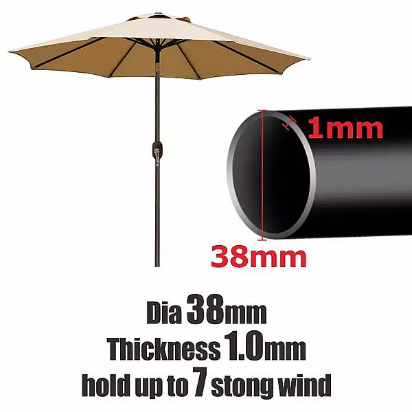 Outdoor Parasol Patio Umbrellas Wholesale - 12U01B
