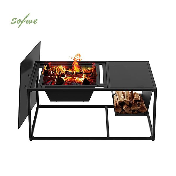39 inch Outdoor BBQ Fire Pit Table - 10H01B