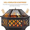 24 Inch Hex Shaped Patio Fire Pit Wholesale - 10H01K