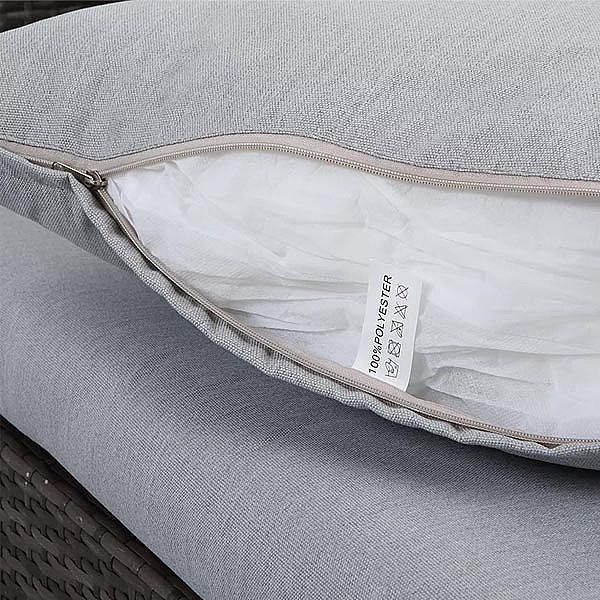 7 Pieces Wicker Rattan Garden Sectional Sofa Set - 10C01D