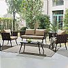 Luxury Design 4 Pieces Rattan Furniture Sofa Set - 10C01Q