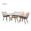 4 Seater Wicker Rattan Garden Furniture - 10C01S