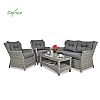4 Pieces Rattan Outdoor Patio Furniture Garden Sofa Sets - 10C01W