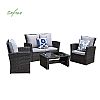 Patio Garden Rattan Wicker Sofa Set - 10C01Z