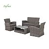 Waterproof Wicker Rattan Outdoor Furniture Patio Set - 10C02A