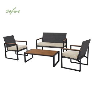 Luxury All Weather Wicker Garden Furniture Sets