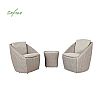 3 Piece Outdoor Bar Wicker Rattan Furniture Set - 10C02N