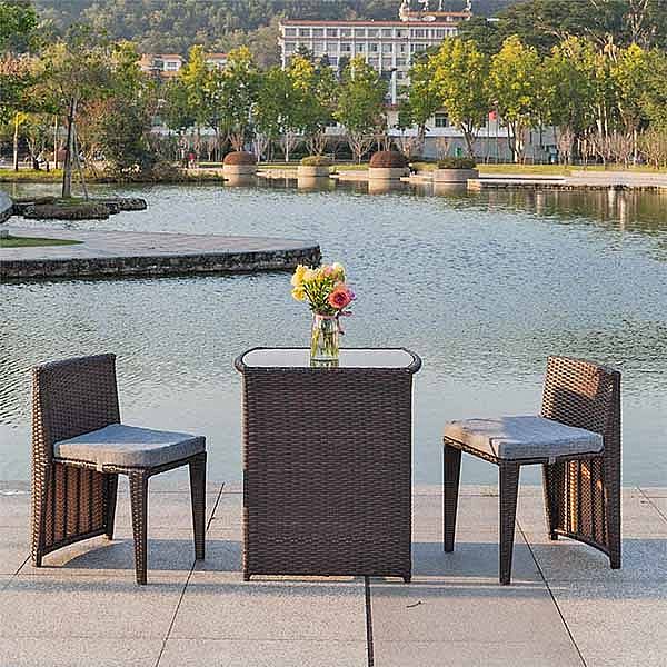 Hot Selling 3 Piece Wicker Outdoor Patio Furniture Set - 10C02O