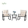 3 Piece Swing Wicker Patio Outdoor Furniture Set - 10C02R