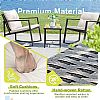 3 Piece Swing Wicker Patio Outdoor Furniture Set - 10C02R