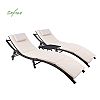 Outdoor Adjustable Folding Sun Loungers Set - 10C02U