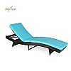 Outdoor Beach Sunbathing Rattan Lounge Chair - 10C02V
