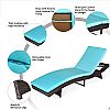 Outdoor Beach Sunbathing Rattan Lounge Chair - 10C02V