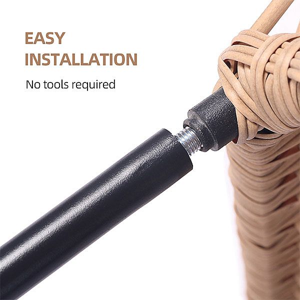 Luxury 3-piece Balcony Garden Wicker Furniture Set - 10C03J