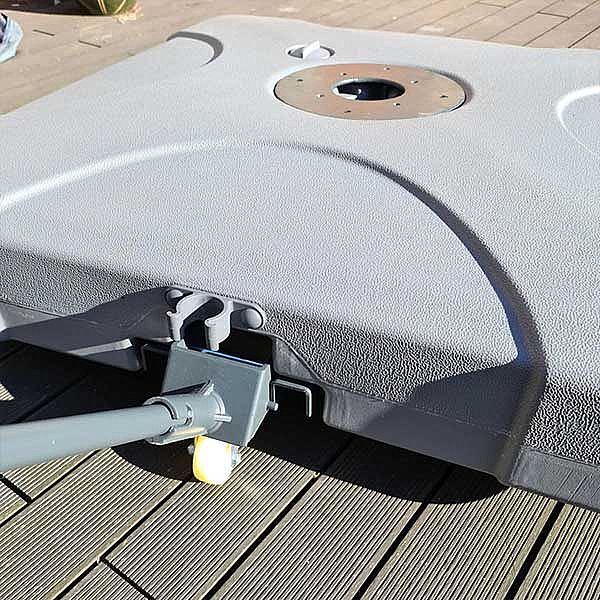 Plastic Umbrella Base with Wheels - 12U02P