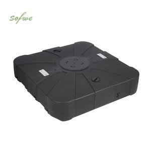 33 Inch Offset Patio Umbrella Base with Wheels