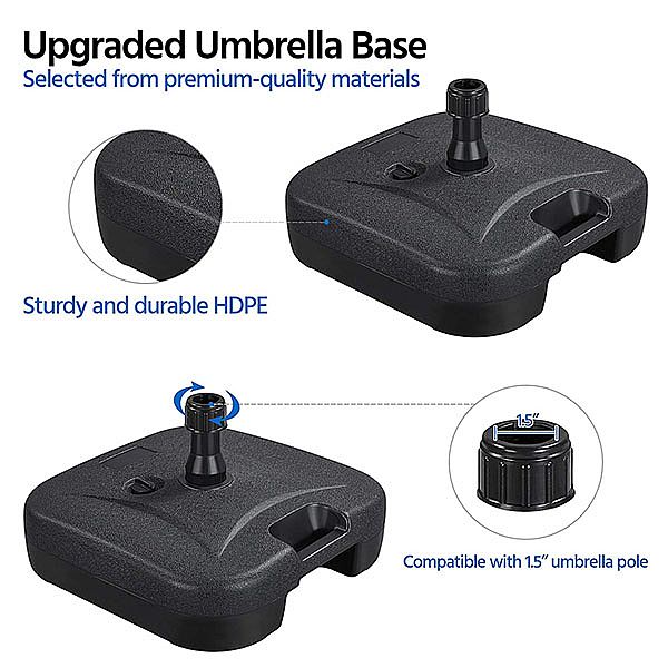 Water Filled Umbrella Base Stand for Outdoor - 12U02X