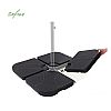 4PCS Heavy Duty Cantilever Offset Patio Umbrella Base - 12U03C