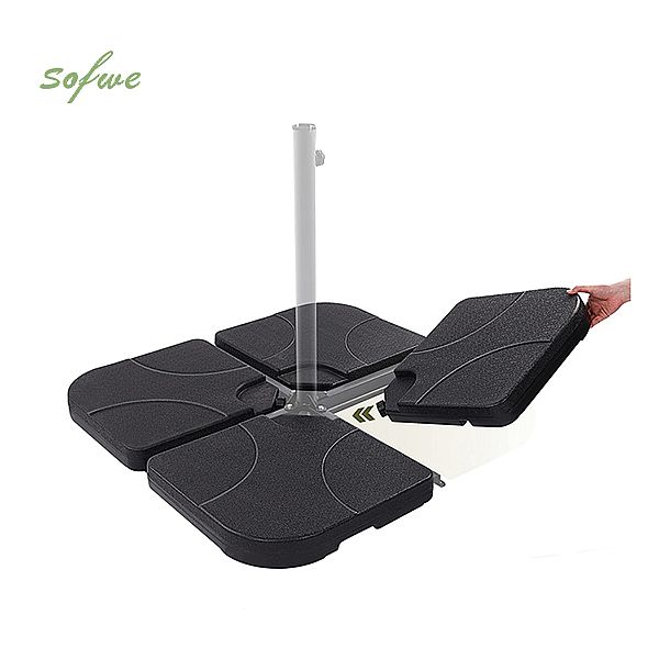 4PCS Heavy Duty Cantilever Offset Patio Umbrella Base - 12U03C