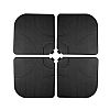 4PCS Heavy Duty Cantilever Offset Patio Umbrella Base - 12U03C