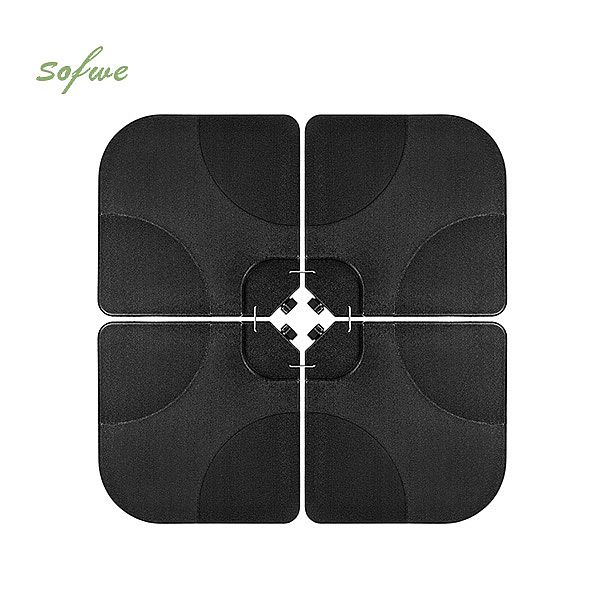 4PCS Heavy Duty Cantilever Offset Outdoor Umbrella Base - 12U03D