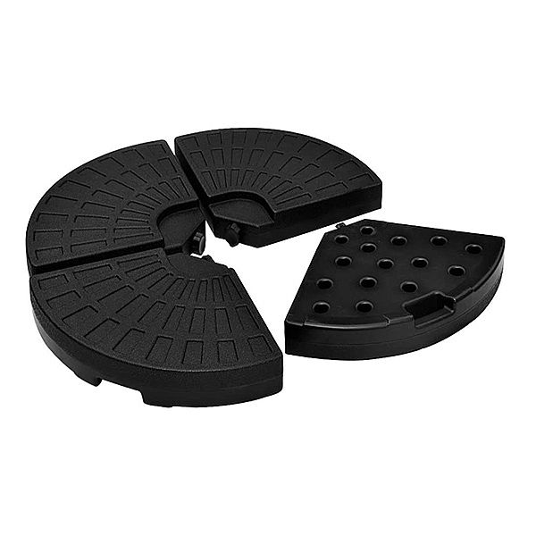 4PCS Fan Shaped Water or Sand Filled Umbrella Base - 12U03E