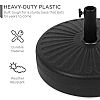Fillable Round Plastic Umbrella Base - 12U03I